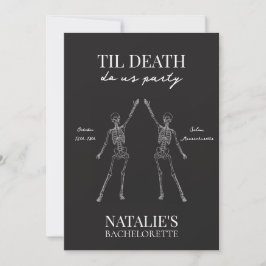Til Death Do Us Party Bachelorette 招待状