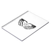 Til Death Skeleton Heart Hands Gothic Mood ノートブック (左側)