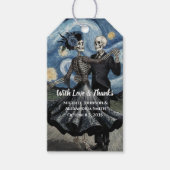 Til Death Skeleton Van Gogh ウェディングサンクスギフト ギフトタグ (正面)
