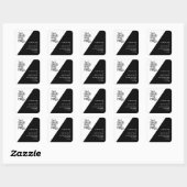 Til Death Us Do Part差出人住所ゴシック結婚ズ スクエアシール (シート)