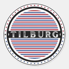 Tilburg City Pride Emblem – Dutch Identity ラウンドシール