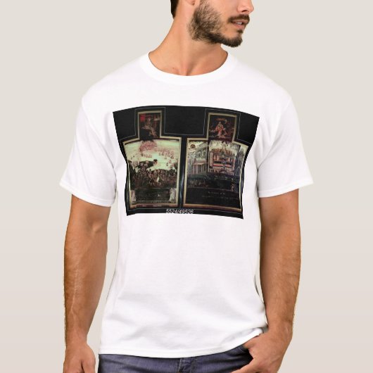 Tilburyのエリザベス女王一世の到着 Tシャツ (正面)