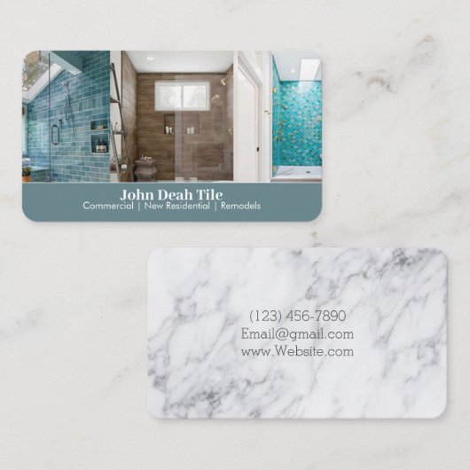 Tile Business Card 名刺 (正面/裏面)