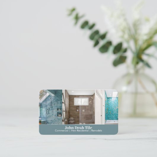 Tile Business Card 名刺 (スタンド正面)