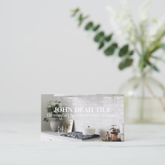 Tile Business Card 名刺 (スタンド正面)