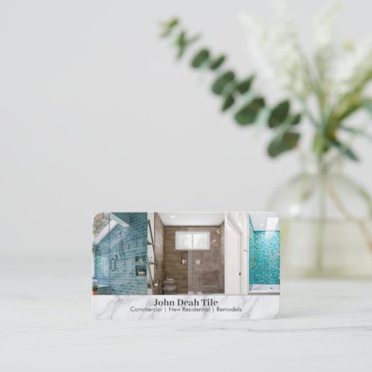 Tile Business Card 名刺 (スタンド正面)