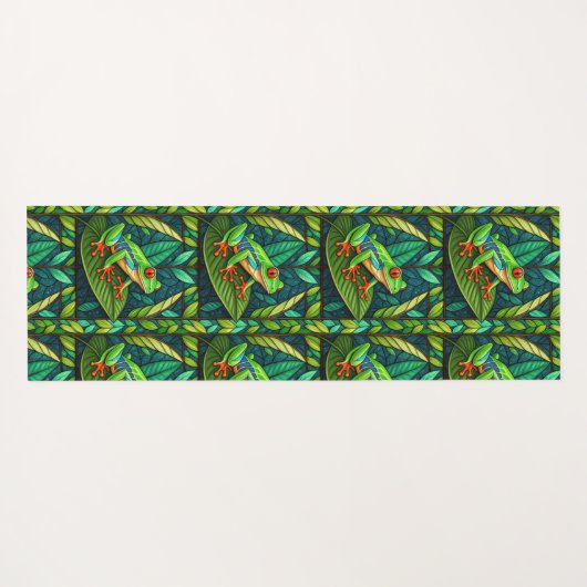 Tile design featuring small, repeating patterns  ヨガマット (裏面(横))