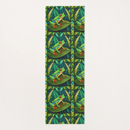 Tile design featuring small, repeating patterns  ヨガマット (裏面)