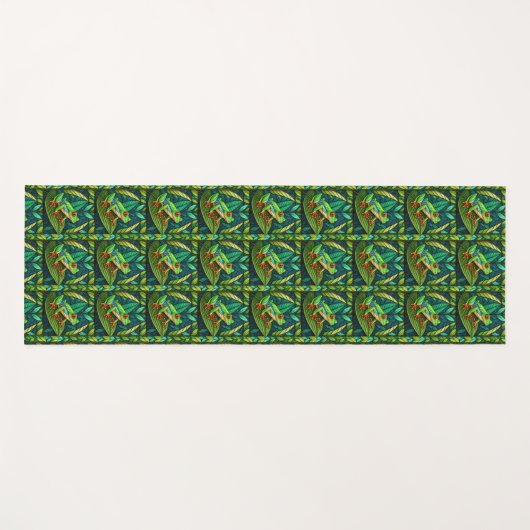 Tile design featuring small, repeating patterns  ヨガマット (正面(横))