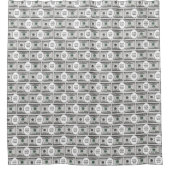 Tile Design With Your Image On 100 Dollar Images  シャワーカーテン (正面)