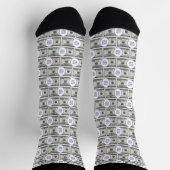 Tile Design With Your Image On 100 Dollar Images ソックス (上部)