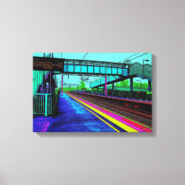 Tile Hill駅 ポップアートスタイル キャンバスプリント