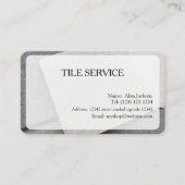 TILE SERVICES 名刺 編集可能 (正面)