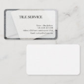 TILE SERVICES 名刺 編集可能 (正面/裏面)
