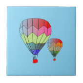 Tile - Striped Hot Air Balloons タイル (正面)