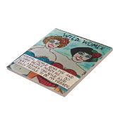 TILE/TRIVET-WILDおよび熱狂するな人々は私の友人です タイル (側面)