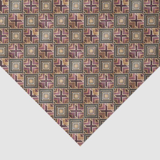 Tiled Art Deco pattern  薄葉紙 (詳細)