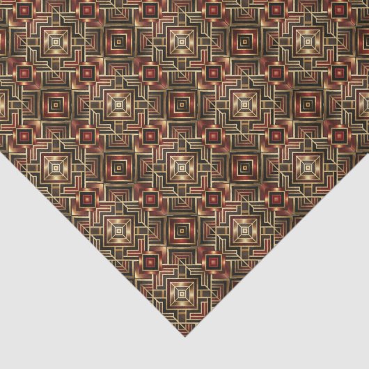 Tiled Art Deco pattern  薄葉紙 (詳細)