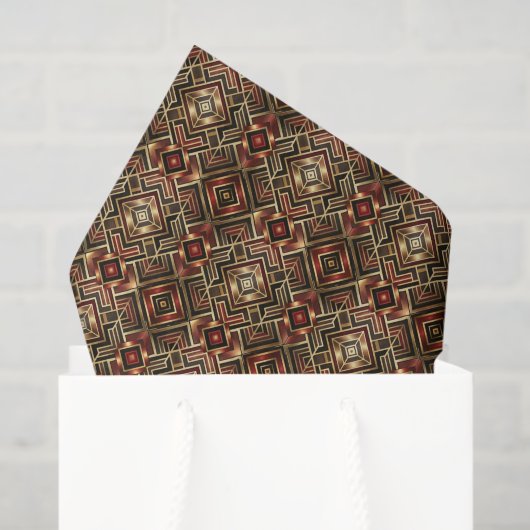 Tiled Art Deco pattern  薄葉紙 (ギフトバッグ)