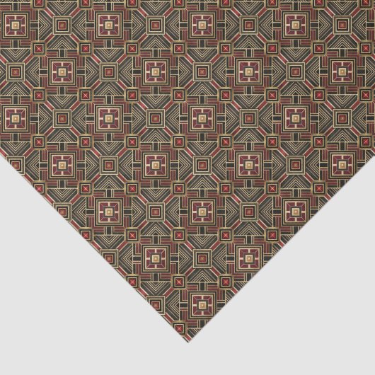 Tiled Art Deco pattern  薄葉紙 (詳細)