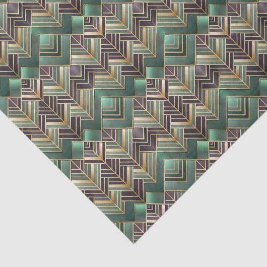 Tiled Art Deco pattern  薄葉紙 (詳細)