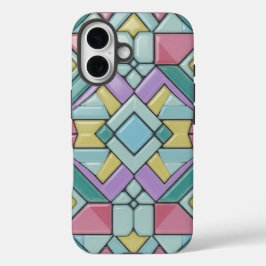 tiled pastel iPhone 16ケース