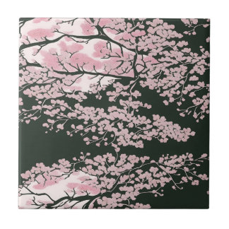 Tiles inspired by Japanese cherry blossoms タイル
