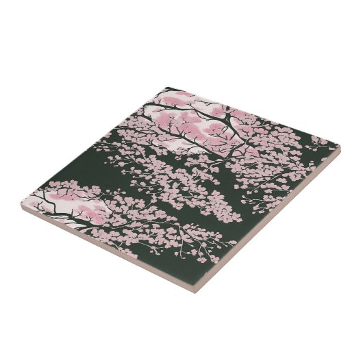 Tiles inspired by Japanese cherry blossoms タイル (側面)