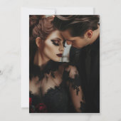 Till Death Do Usパートエレガントゴシック日付の保存 招待状 (裏面)