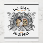 Till Death Do Usパート飲食物ラベルセット ワインラベル (シングルラベル)