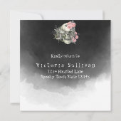 Till Death Do UsパートRSVPカード 招待状 (裏面)