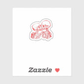 Till Death Do Us Apart (Red Transparent) シール (シート)