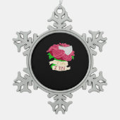 Till Death Do Us Part – エンド引用文 スノーフレークピューターオーナメント (正面)