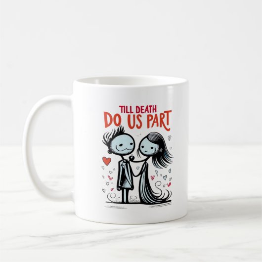 Till Death Do Us Part - クラシック コーヒーマグカップ (左)
