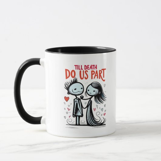 Till Death Do Us Part - クラシック マグカップ (左)