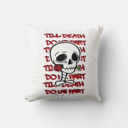 Till Death Do Us Part クラシック - Basic Halloween De クッション (正面)