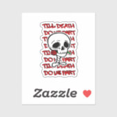 Till Death Do Us Part クラシック - Basic Halloween De シール (シート)