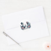 "Till Death Do Us Part" ゴシックウェディング ラウンドシール (封筒)