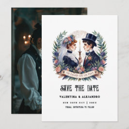 "Till Death Do Us Part" ゴシック写真 セーブザデート
