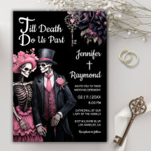 Till Death Do Us Part | スケルトン ゴシック ウェディング