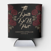 Till Death Do Us Part バラの結婚式 缶クーラー (正面)