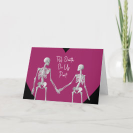 Till Death Do Us Part バレンタインデーカード opt3 サンキューカード