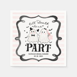 Till Death Do Us Part ブライダルシャワー  スタンダードカクテルナプキン