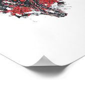 Till Death Do Us Part – ミニマリストのスケルトンArt For ポスター (角)