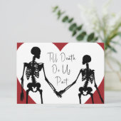 Till Death Do Us Part 結婚 Skeleton'Red RSVP (スタンド正面)