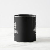Till Death Do Us Part 骸骨の手 引用句 (黒 マグカップ (中央)