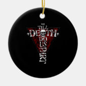 Till Death Do Us Part – Autumn Goth Aesthetic セラミックオーナメント (正面)