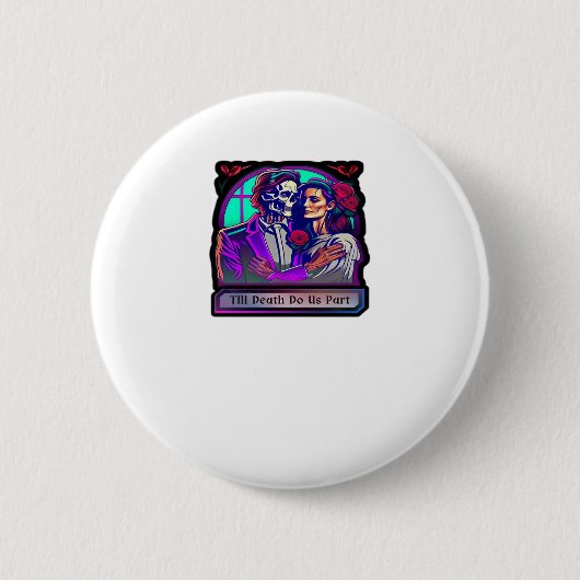 Till Death Do Us Part Classic – Basic Aesthetic 缶バッジ (正面)