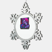 Till Death Do Us Part Classic – Grim Reaper Romanc スノーフレークピューターオーナメント (右)