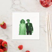 Till Death Do Us Part Classic Retro Design スタンダードカクテルナプキン (インサイチュ)